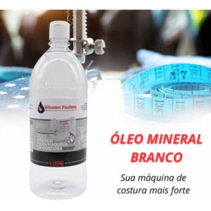 Óleo Branco Máquina De Costura Industrial E Doméstico 1 L